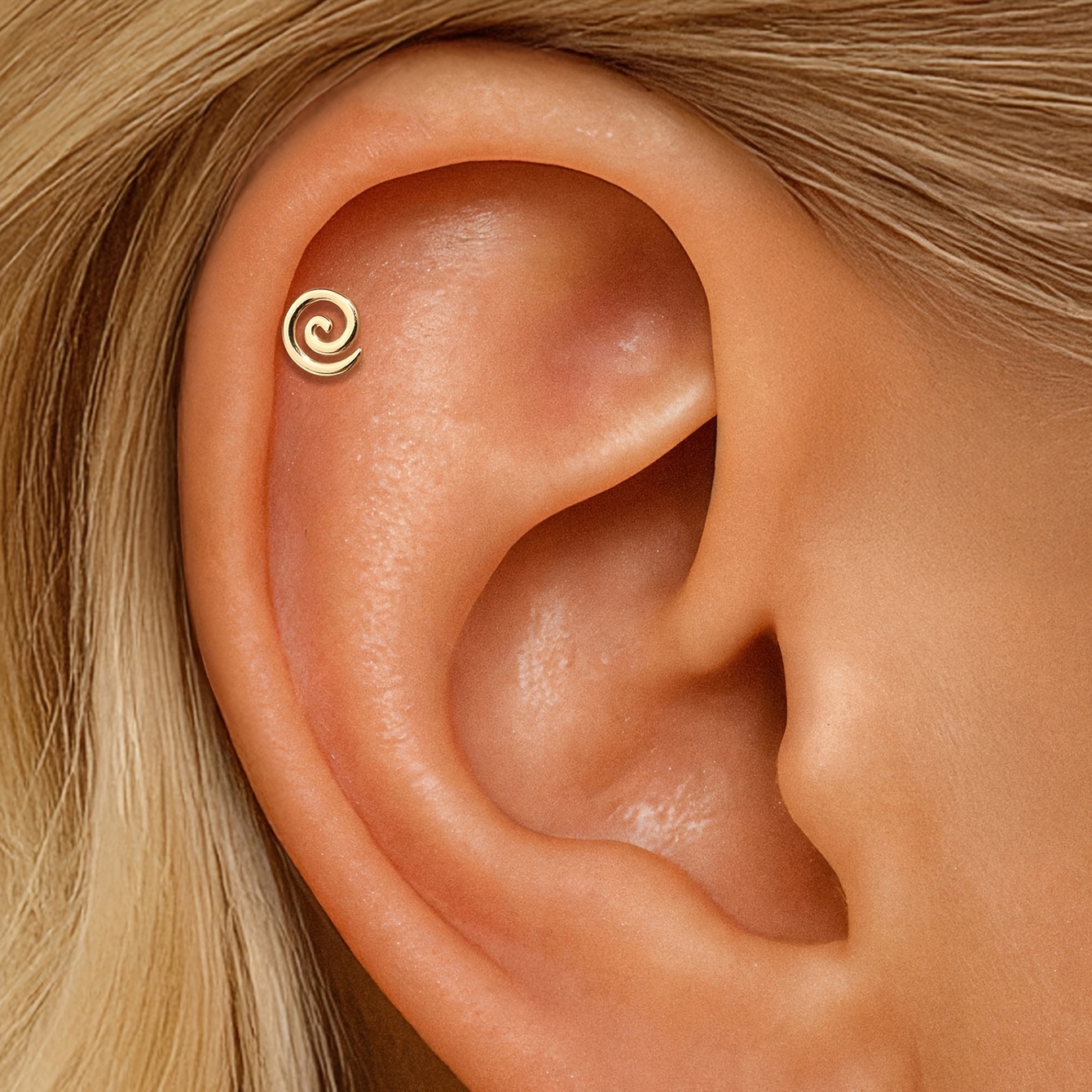 Women's 925 Silver Spiral Stud Earrings — Minimalist Fine Jewellery